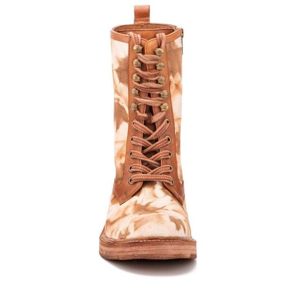 Vintage Foundry Co. Monaris Leather & Canvas Boot NWOB Size 7 - Picture 3 of 8